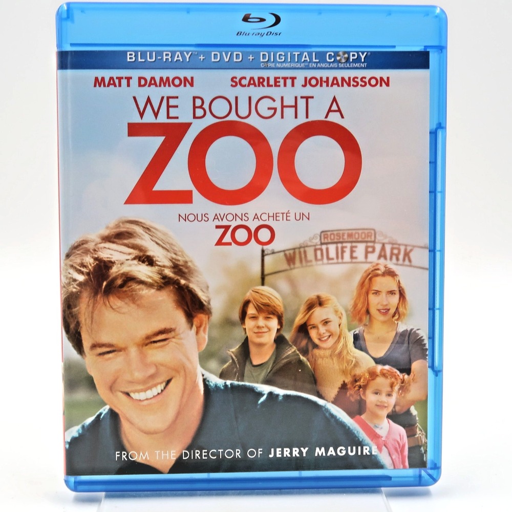 We Bought a Zoo Blu-ray DVD Matt Damon Scarlett Johansson Cameron Crowe 2011